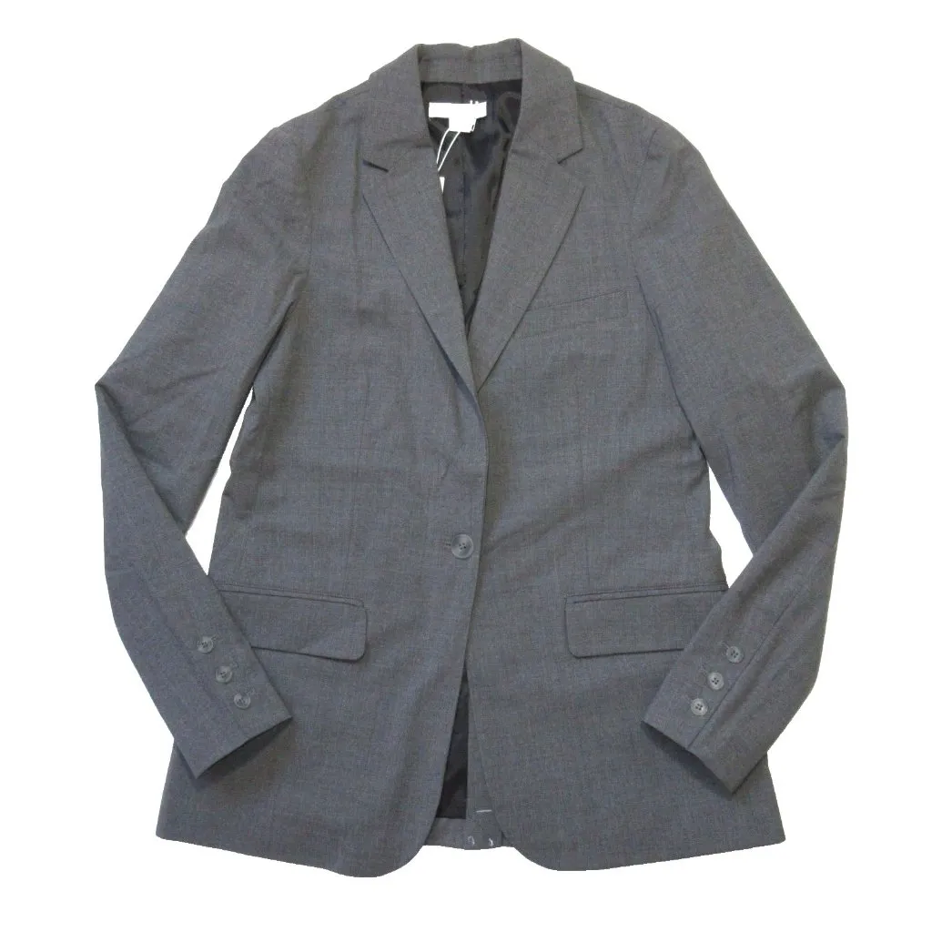 NWT Outerknown Parker in Heather Gray Oversized Boyfriend Stretch Wool Blazer 2 - Image 2