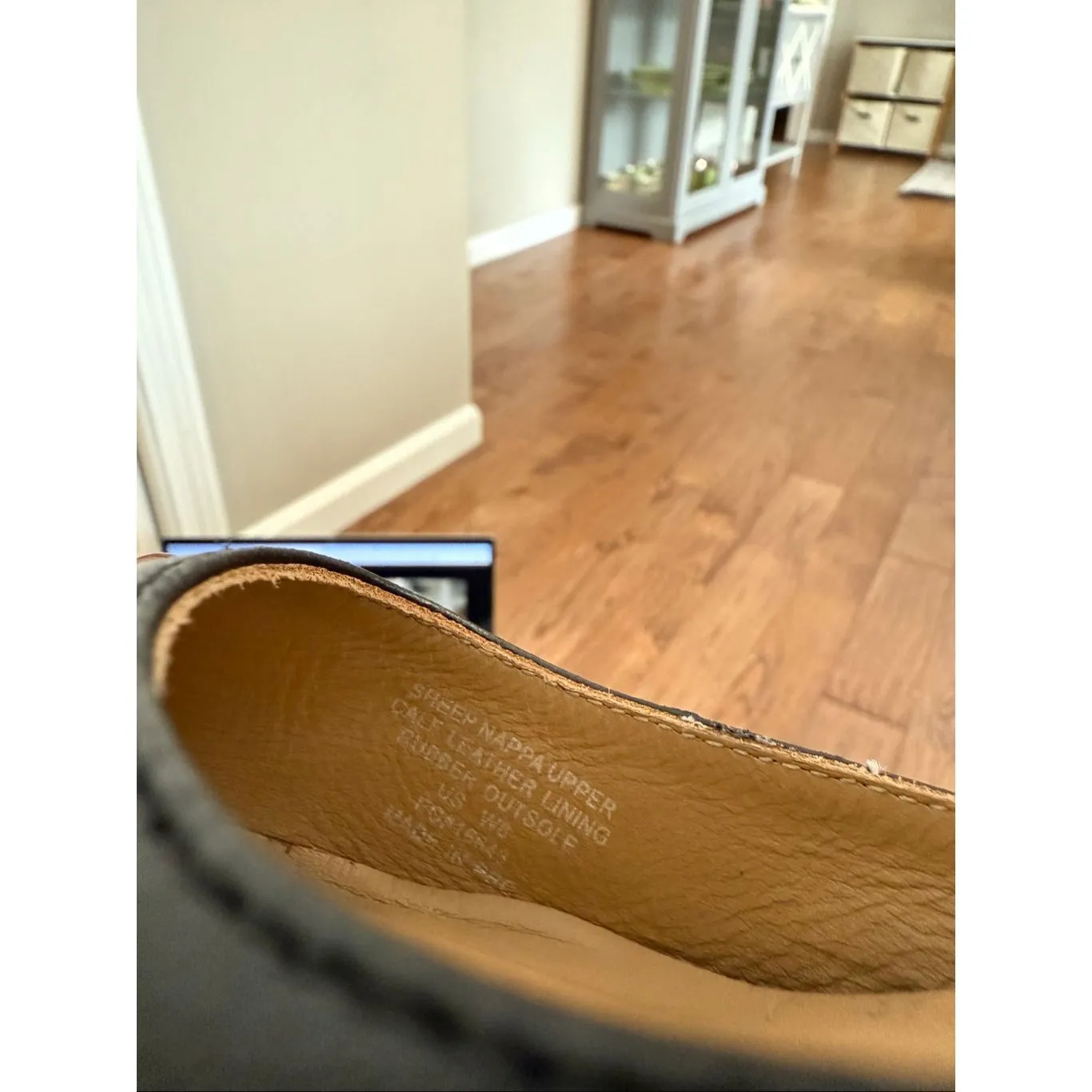 Quince black leather d’orsay pumps size 6 - Image 7