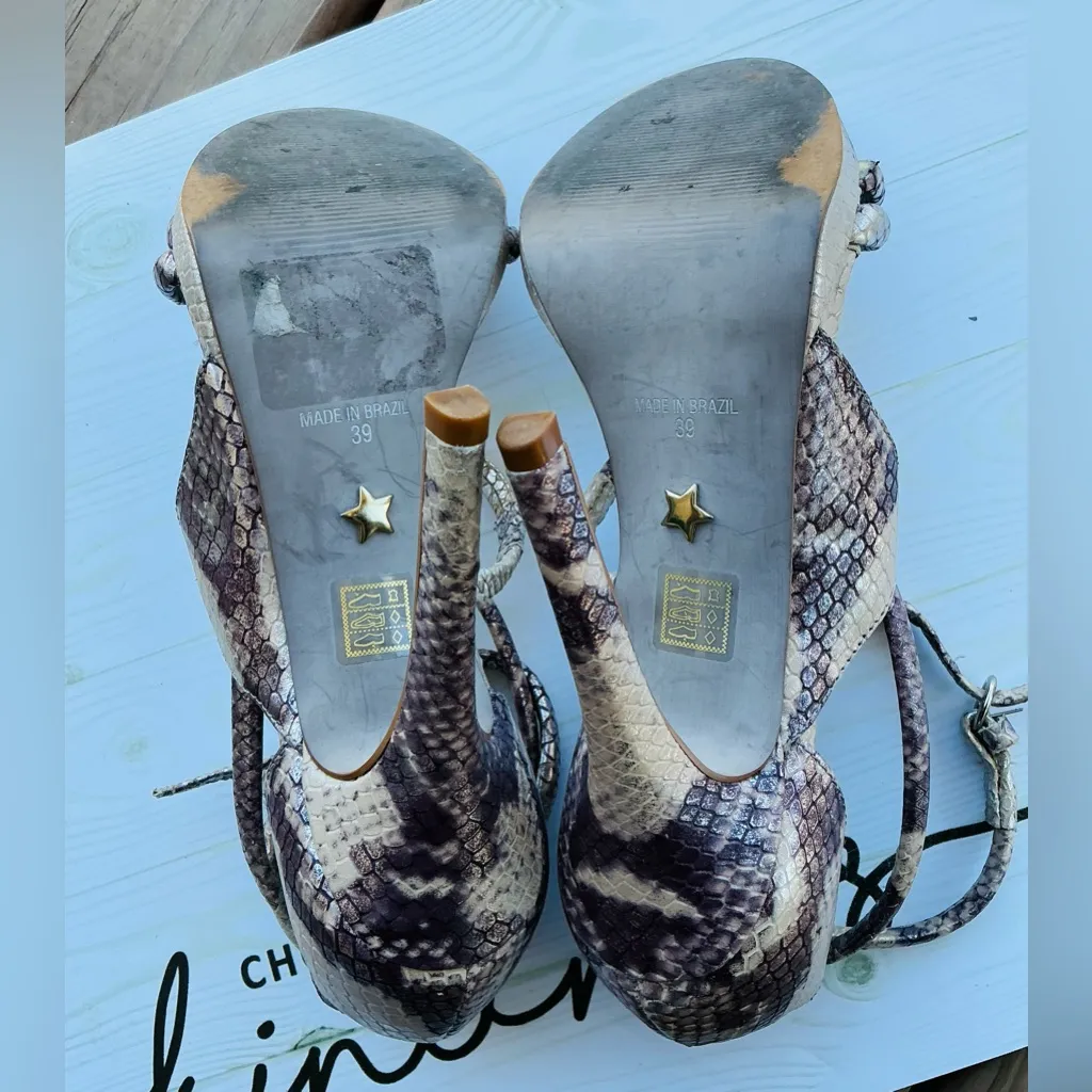 Elegant KURT GEIGER Snakeskin Strappy Heels🌹🌹 - Image 10