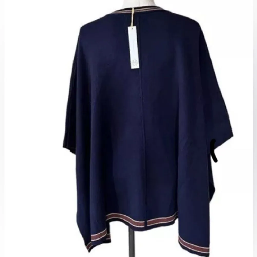 NWT House of Harlow 1960 Poncho Cape Cardigan V - Image 3