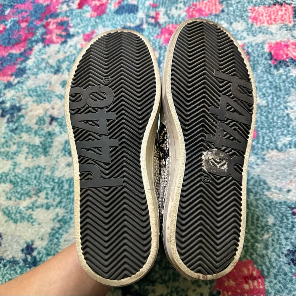 P448 John W Picasso Snakeskin Sneakers - Image 4