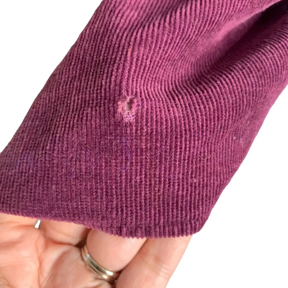 Vintage 90s Looney Tunes Tweety Bird Western Shirt XL Purple Pearl Snap Pockets - Image 6