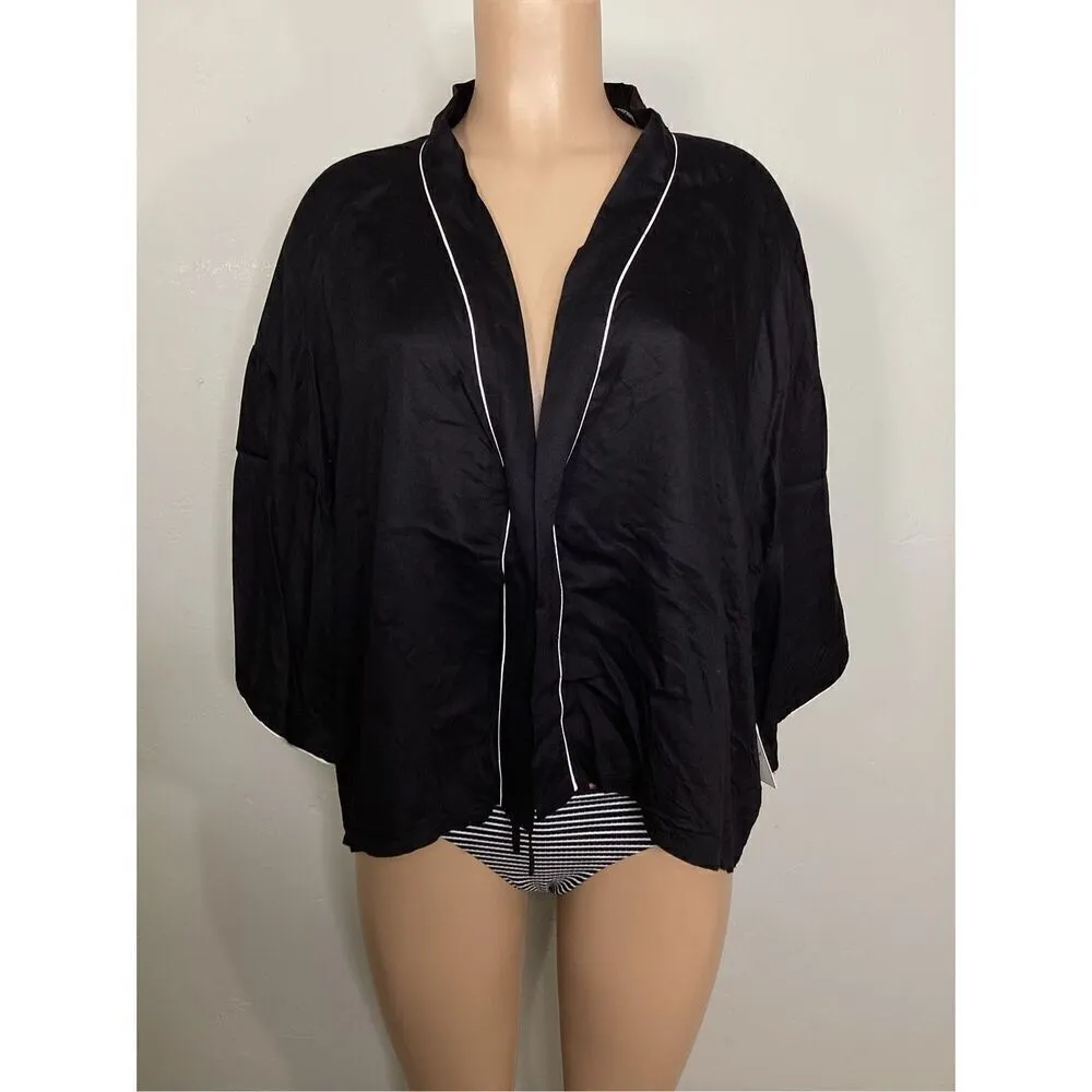 New. Volcom black kimono top. Small. Retails $129 - Image 7