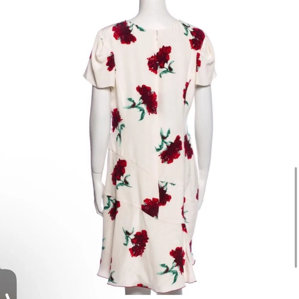 NWT oscar de la renta silk florall print dress - Image 8
