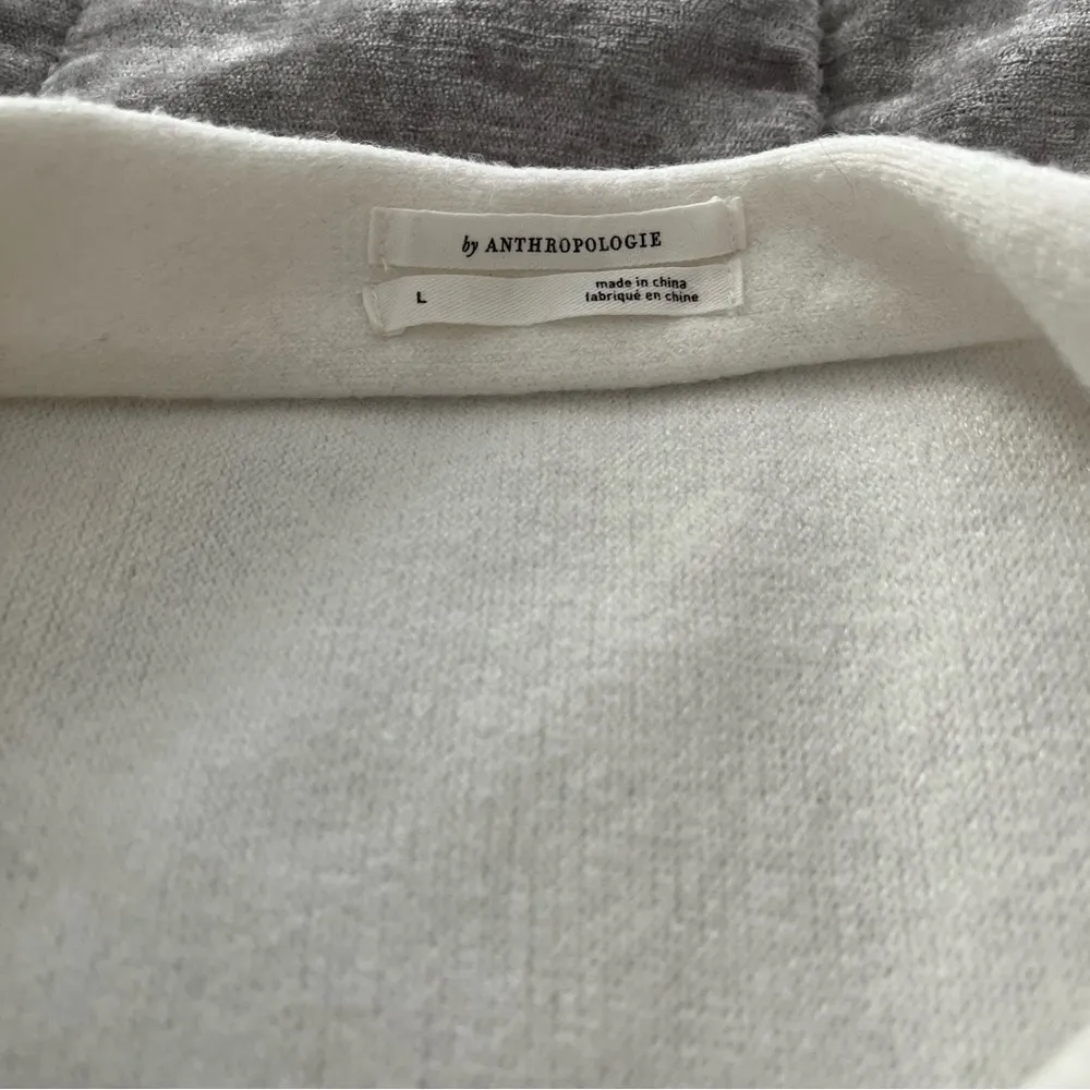 Anthropologie Angela Quarter-Zip Poncho Pullover, Sz L - Image 13