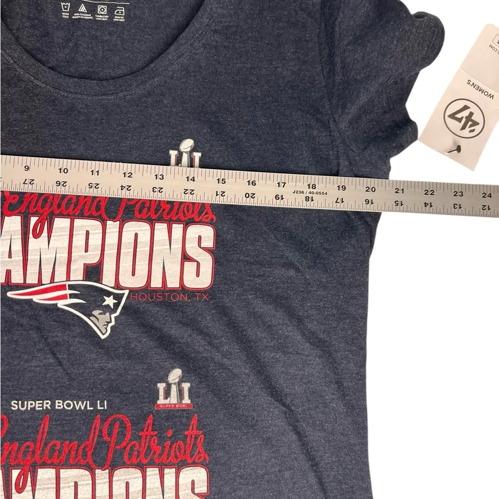 New England Patriots Super bowl 51 BRAND NEW! champs t shirt 47 brand Brady era - Image 6