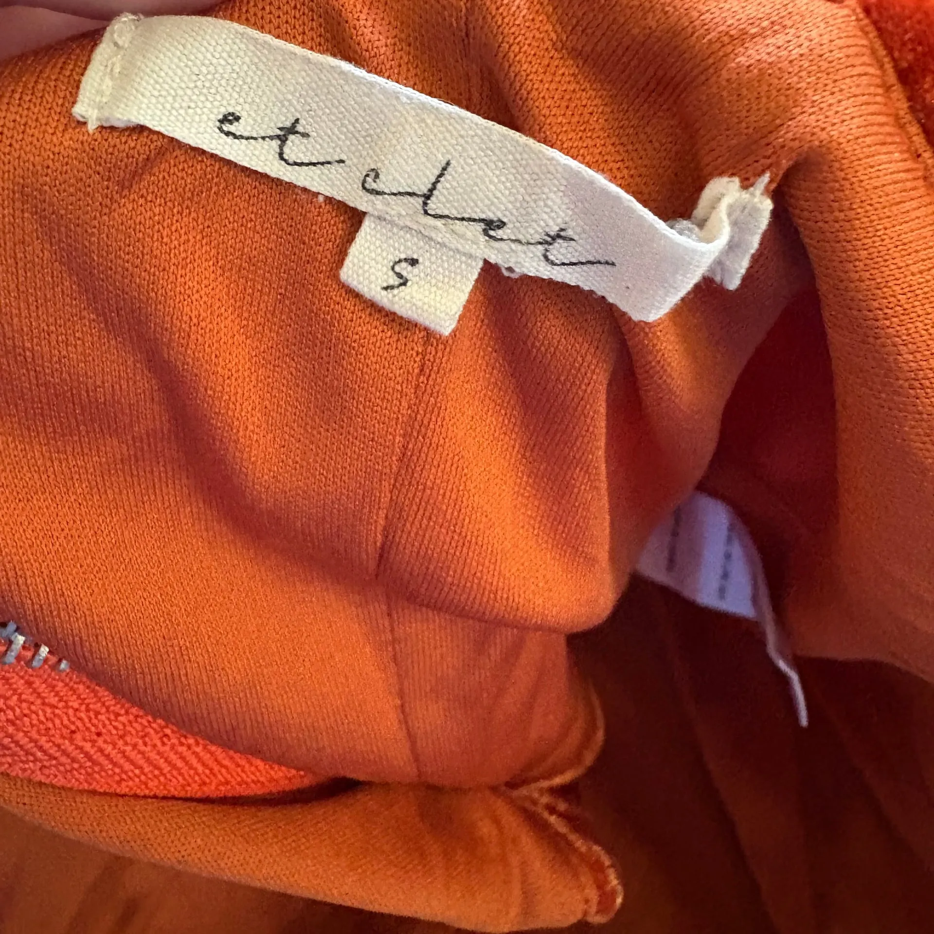 Et Clet burnt orange  velvet  Corset Top size small fairy core - Image 4