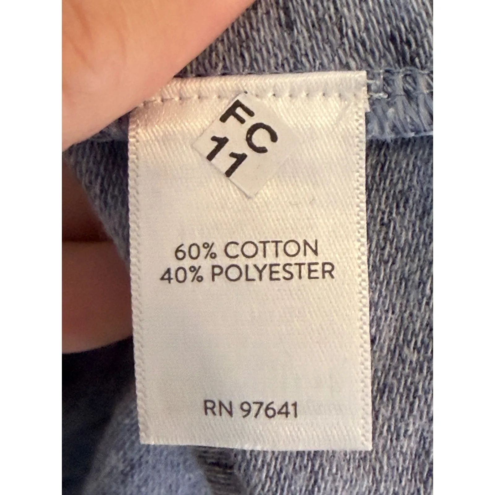 J Jill Womens Blue Gray Cowl Neck Long Sleeve Pullover Top Size LG Pockets - Image 7