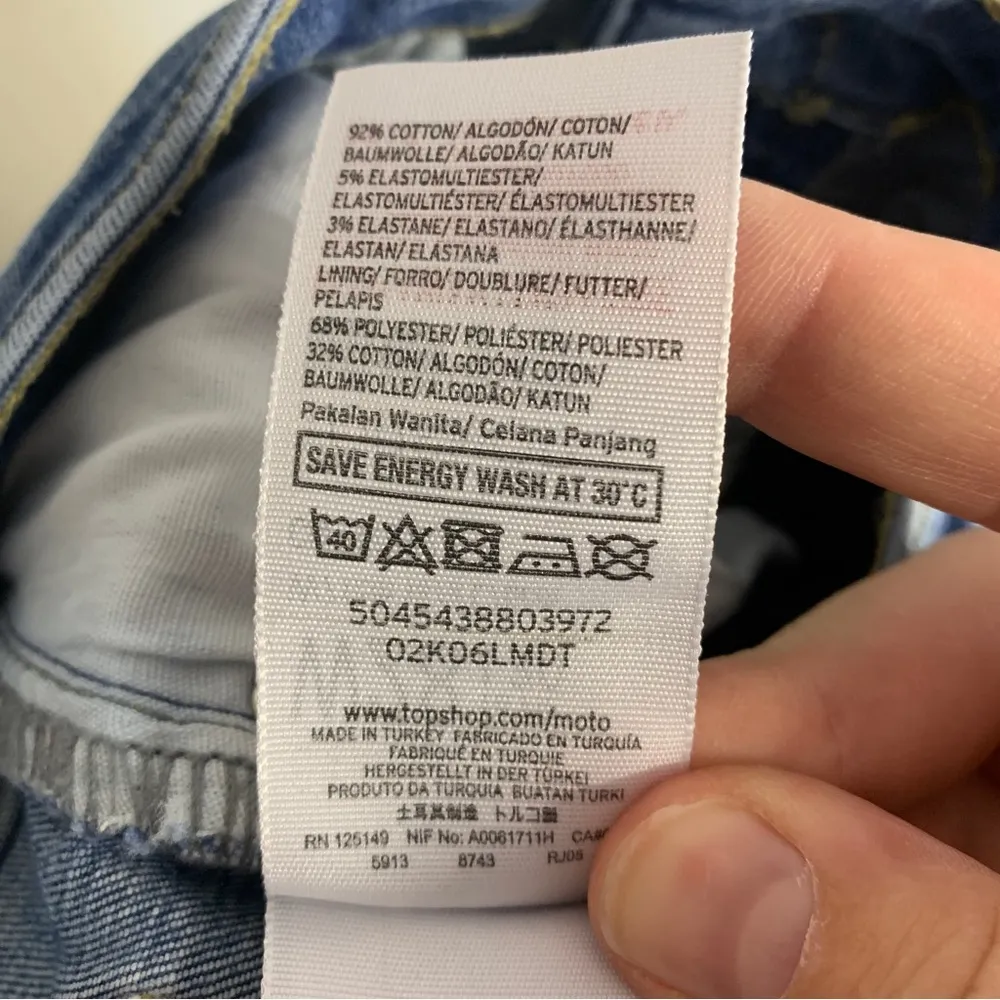 TopShop Moto Jamie Embroidered Southwestern Skinny Jeans Size 28 - Image 14