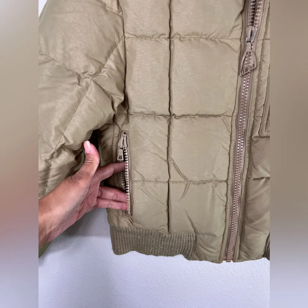 Head Cropped Puffer Zip-Up Jacket - Image 4