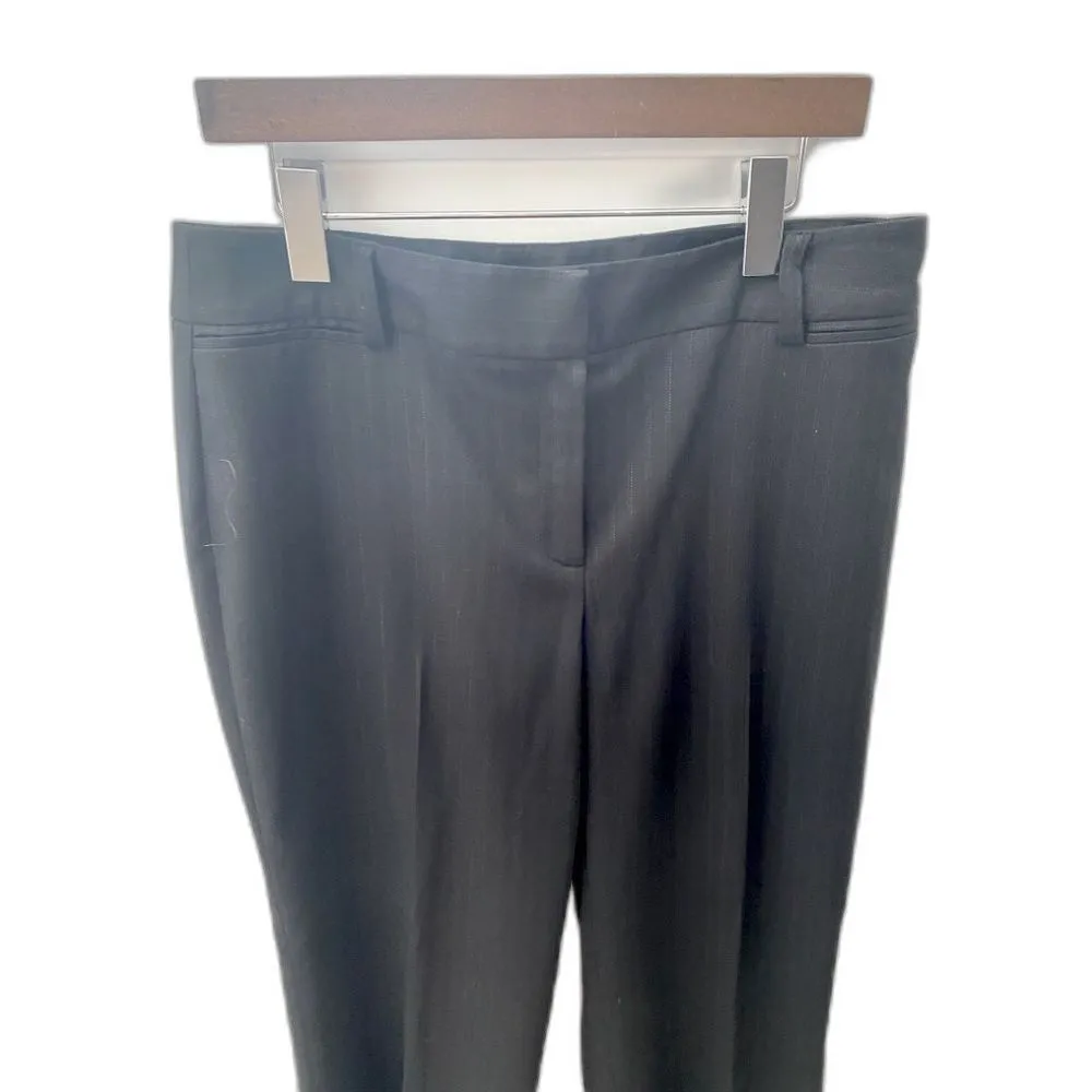Y2K Style & Co Straight Leg Trousers Women's 12 Dress Pants Stretch Pinstripe - Image 3