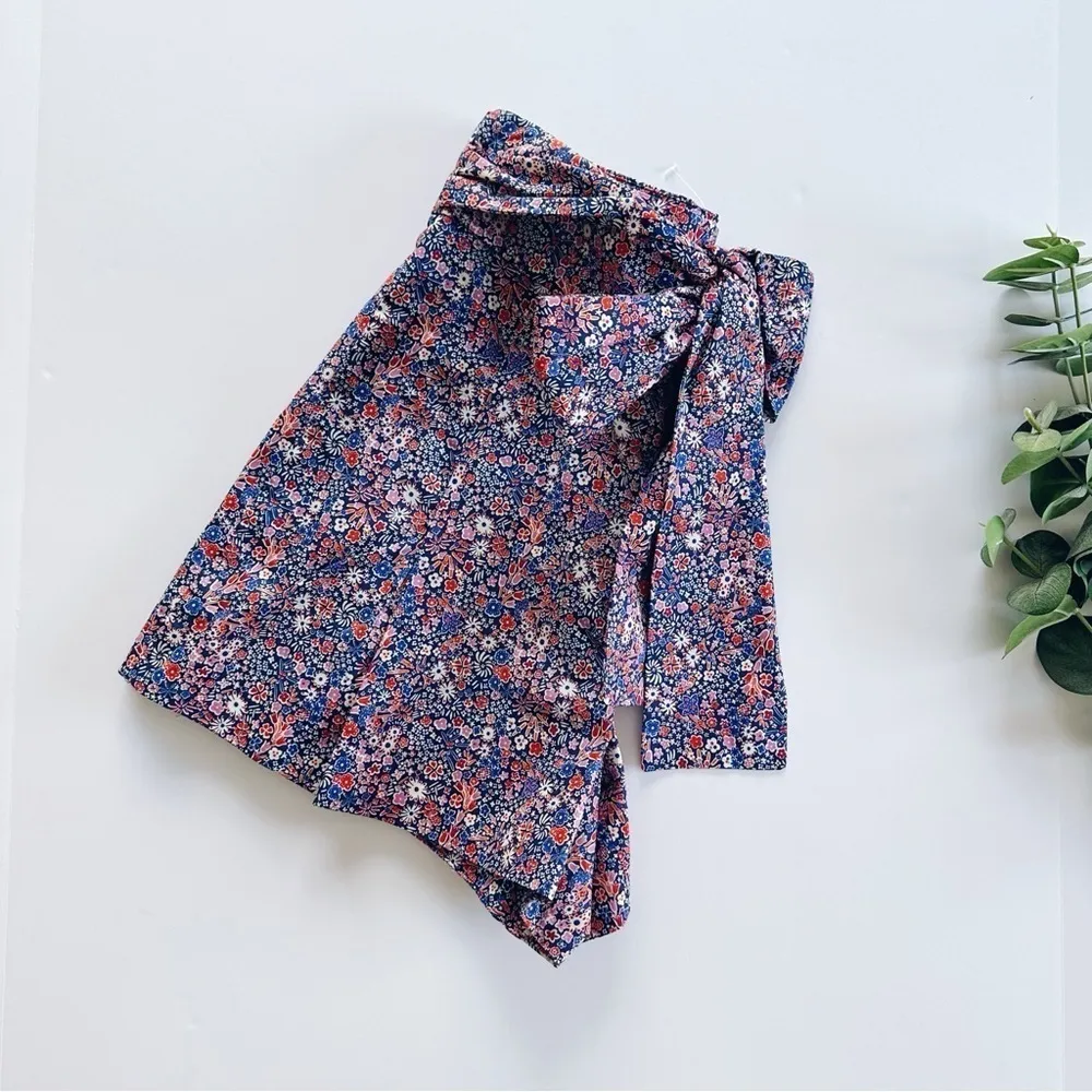 NEW J.Crew Tie Waist Short in Liberty Tana Lawn Print - Image 3