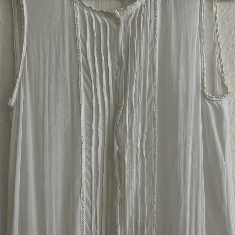 Mango White Ribbed Knit dress - Image 4