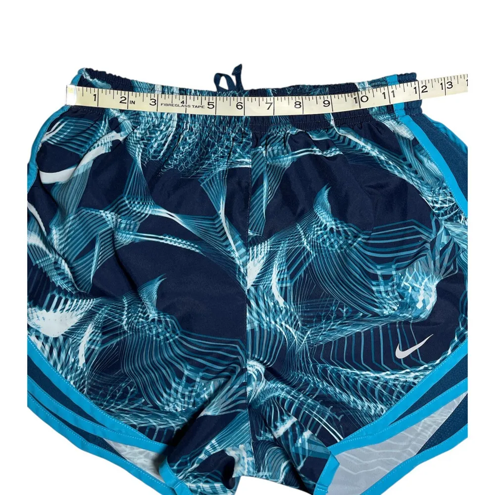Nike Dri-Fit Dry Tempo Running Athletic Shorts Blue Chemistry Womens Size Small - Image 11