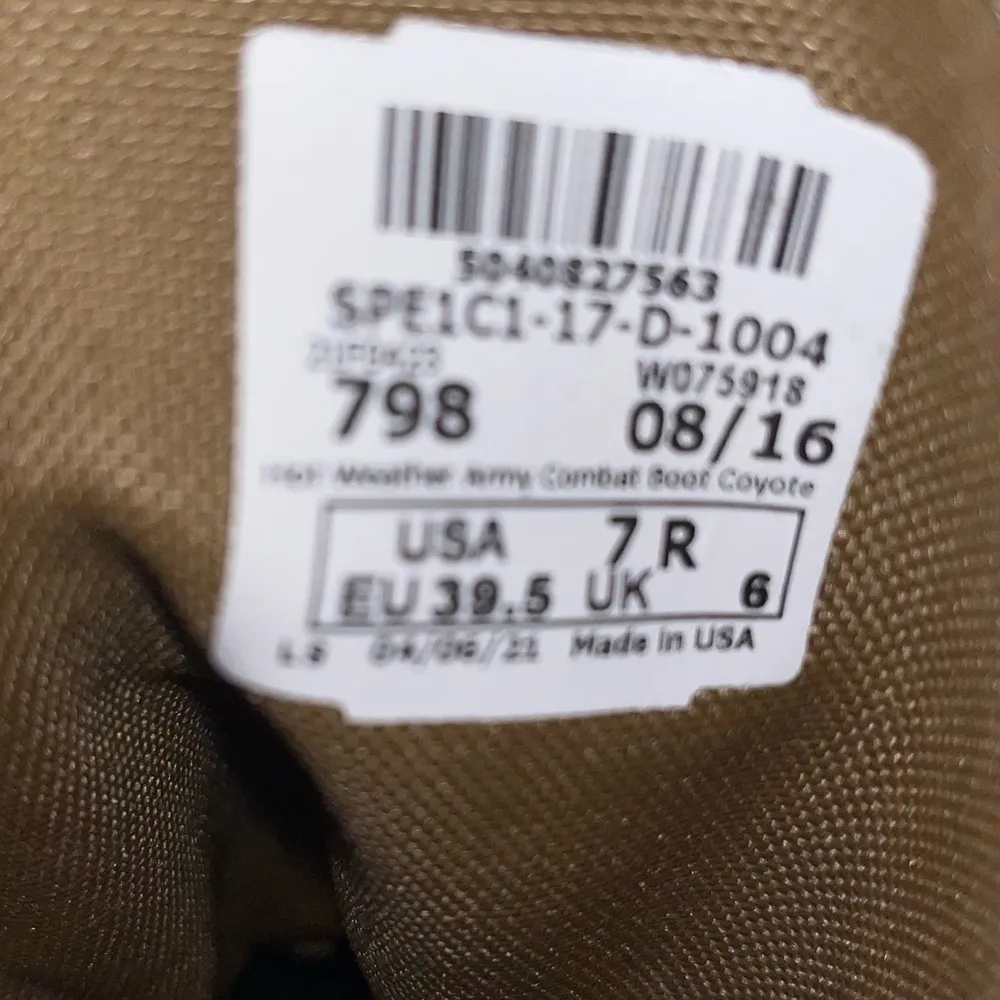 McRae Footwear Military Combat Boots Hot Weather Desert Vibram - Image 4