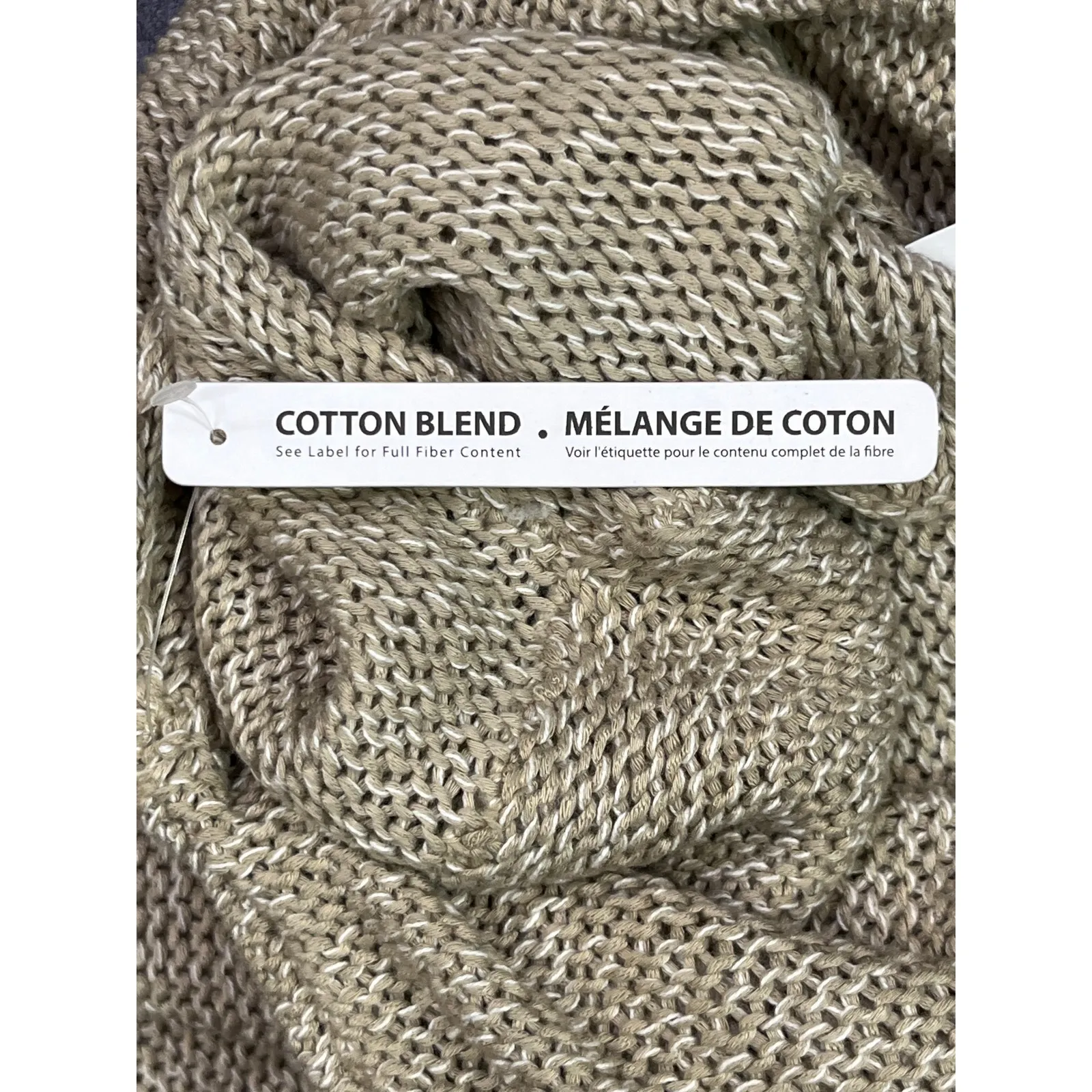 RDI Cuban Sand Twist Knit Sweater Women’s Large V Neck Elbow Patch Pullover - Image 11