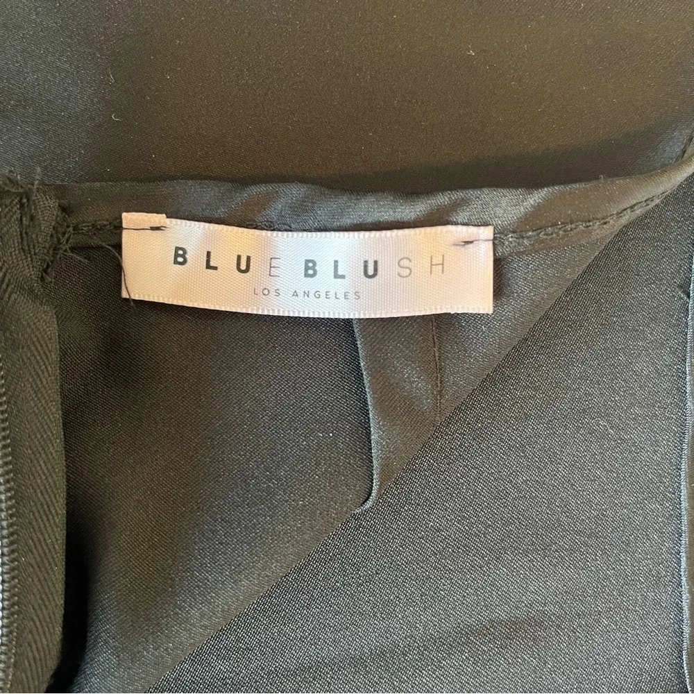 Black Satin Skirt Size S - Image 5