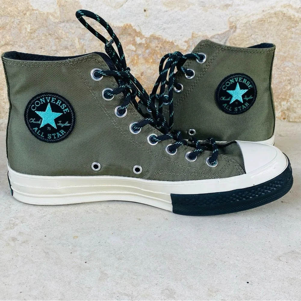 Converse Chuck Taylor All Star Hi 70 High Top 9.5 Wms /Mens 7.5 Surplus Green Hi - Image 7