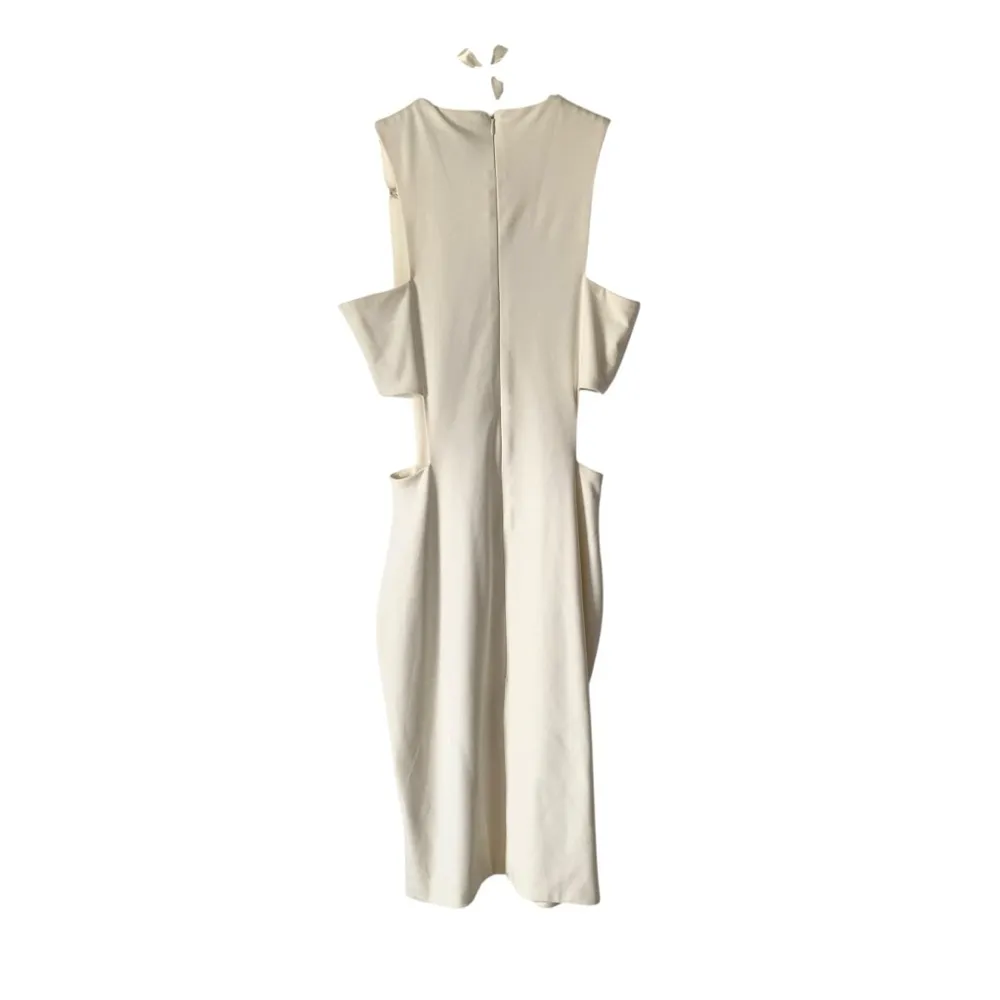 Solace London Lazark Cut Out Mini Dress Cream Ivory size 8 - Image 7