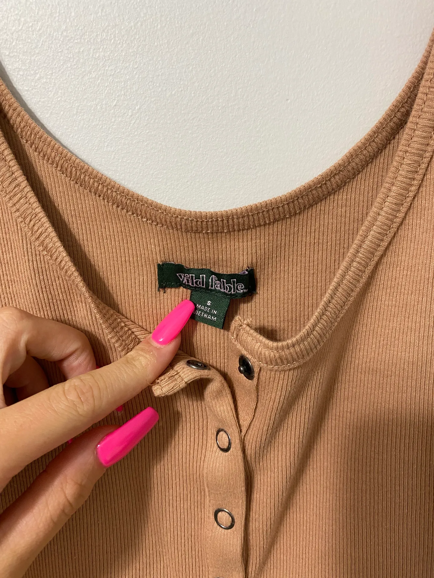 Wild Fable Button Tank Top - Image 7