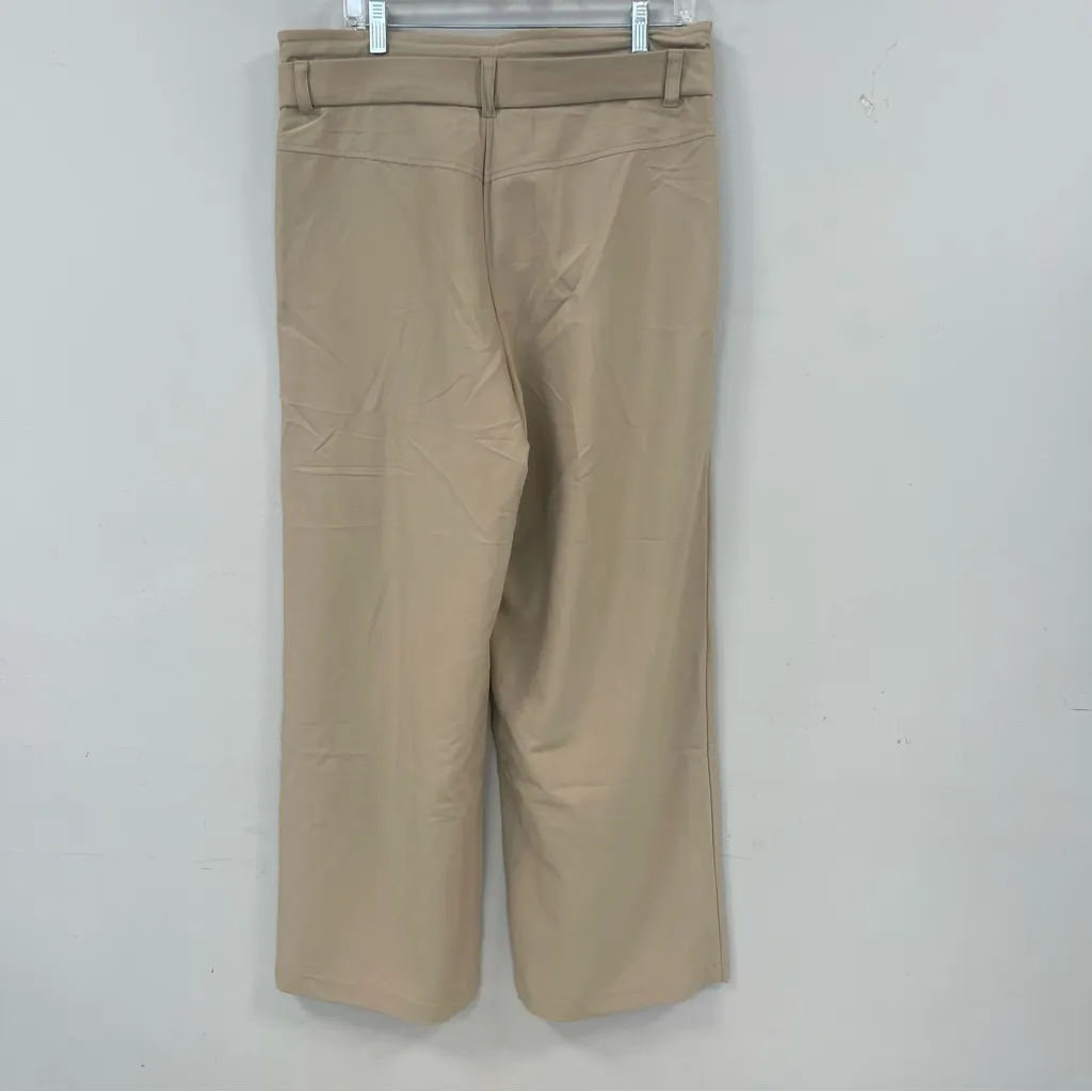 White Birch Wide Leg Trousers in Khaki - Size XL (14) - NWOT - Image 2