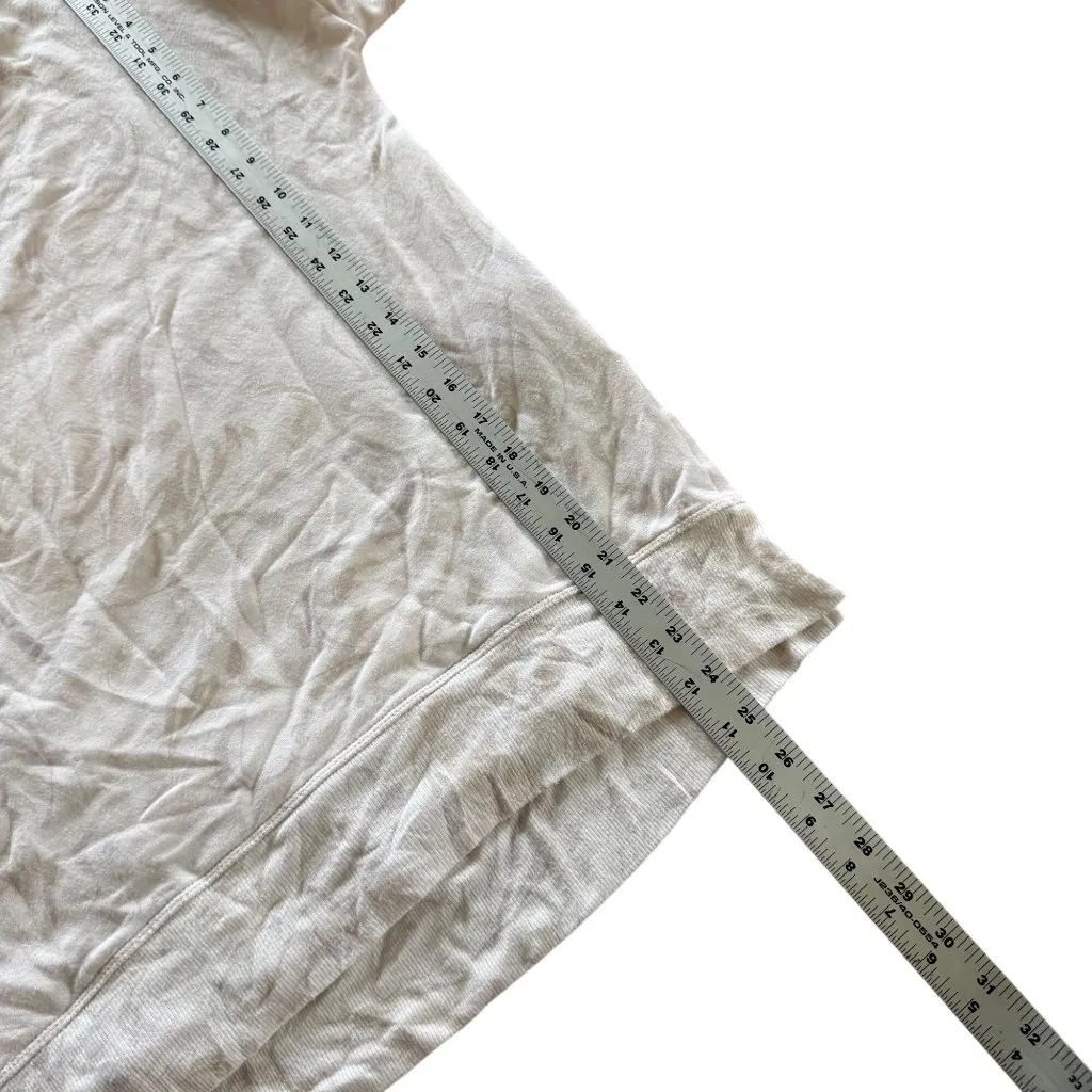 Athleta Beige V-Neck Lightweight Long-Sleeve Sweatshirt Womens Size Small - Image 7