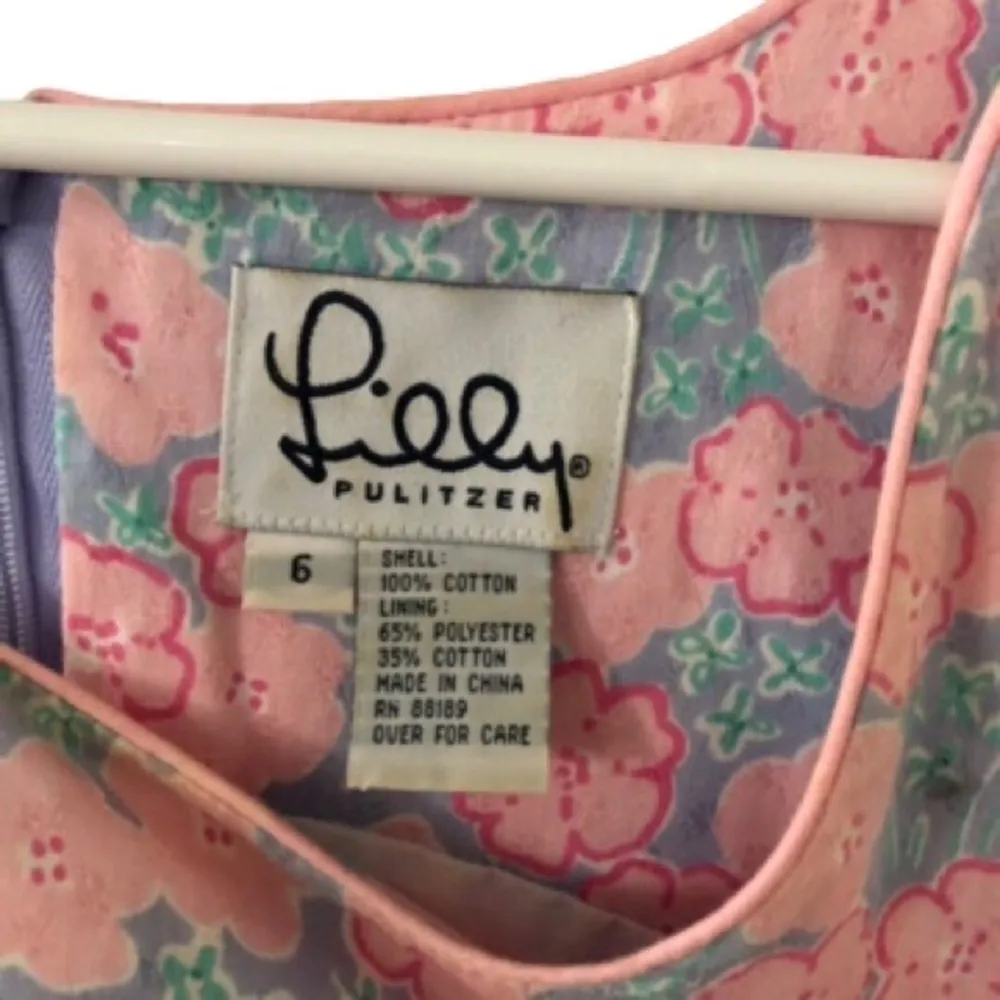 Lilly Pulitzer LINEN Shift Dress size 6 - Image 3