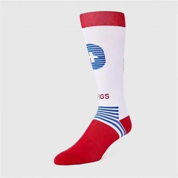 FIGS Compression Socks - Ready When You Are - Red Blue - Large - Image 3