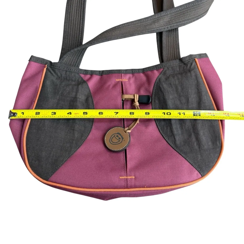 Life Is Good Canvas Shoulder Bag Maroon Brown Fall Casual Gorpcore‎ Camping - Image 9