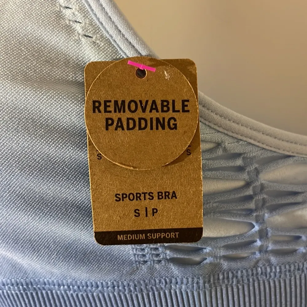 PINK Victoria's Secret Purple-Blue Ombre Racerback Seamless Sports Bra NWT Small - Image 7