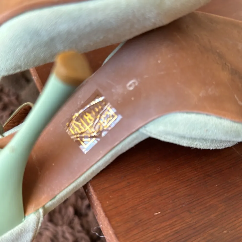 Jeffrey campbell  seafoam green with metal tips and a mesh metal detail size 6 - Image 7