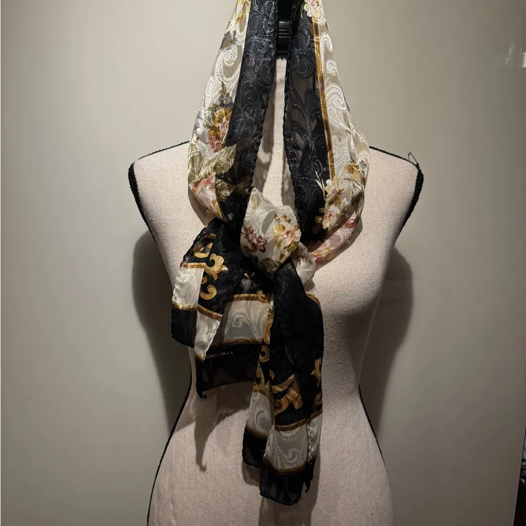 Liz Claiborne  silk scarf - Image 6