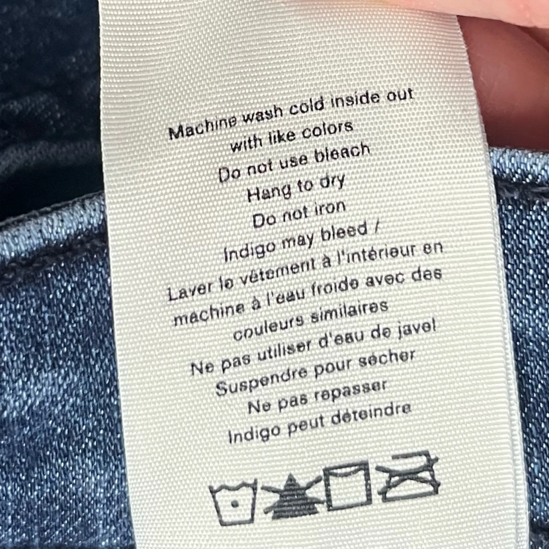 Rag & Bone Cate Mid Rise Ankle Skinny Blue Denim Jean Pants Classic Size 31 - Image 8