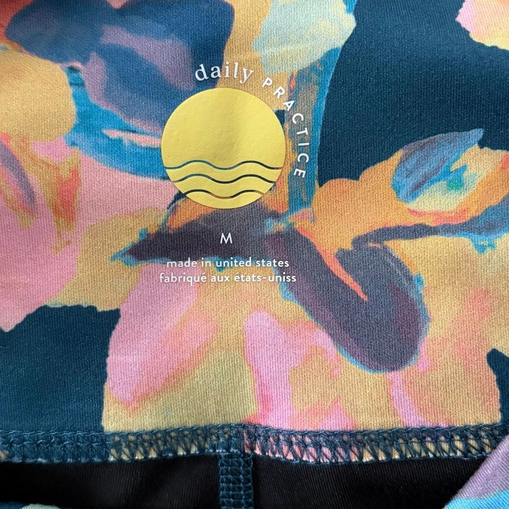 Anthropologie Daily Practice Liana Floral Leggings Medium - Image 4