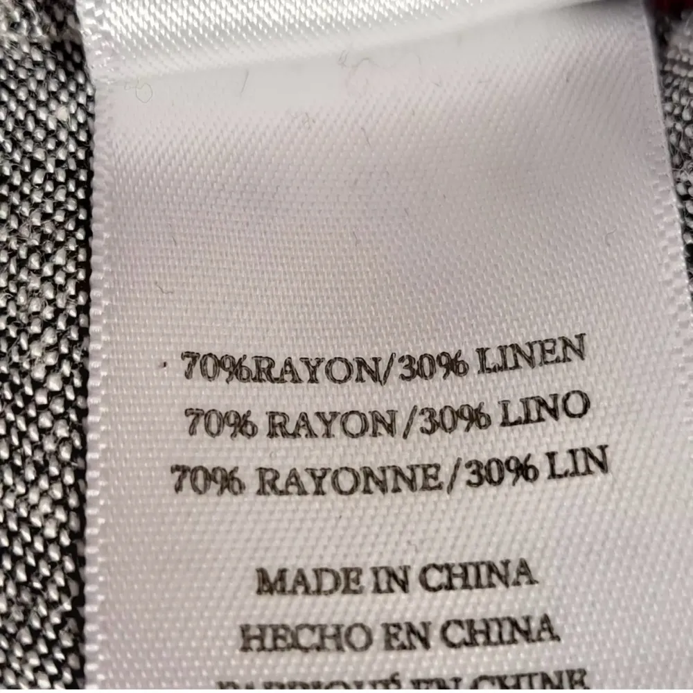 Rails size small Redding Red Burgundy and white plaid long sleeve button up - Image 3