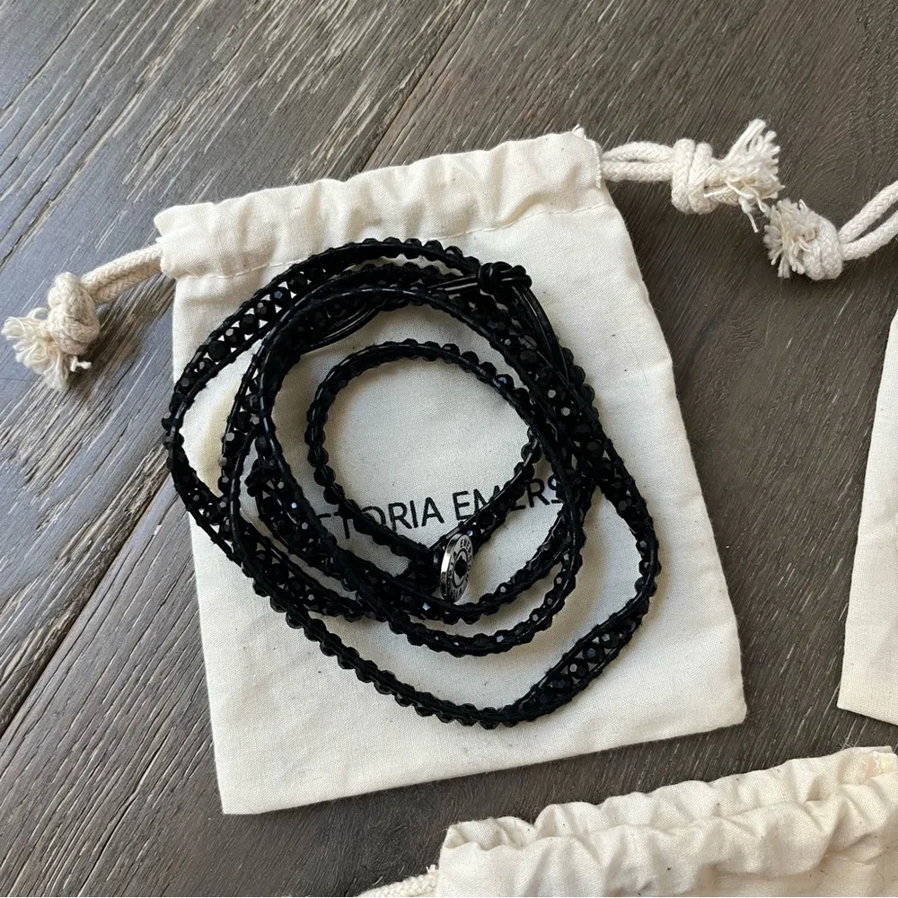 Victoria Emerson Bundle 6 Wrap Bracelet Apple Watch Band Beaded Pearls Boho - Image 2