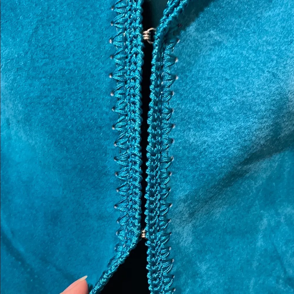 Women's Turquoise Jacket - Image 6