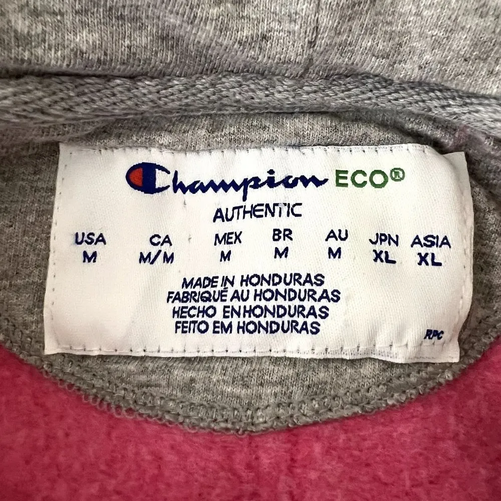 Champion Pink Pullover Sweatshirt Hoodie - Image 6