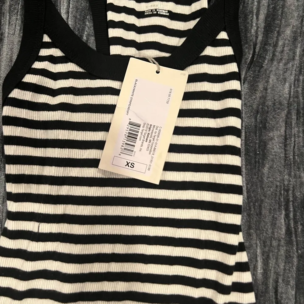 A new day Black and White Striped Top - Image 3