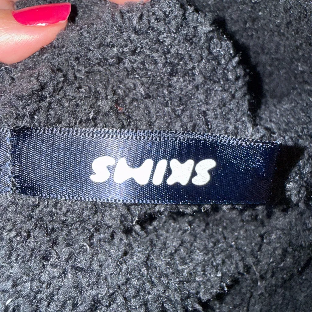 Skims kozy knit tank top fuzzy super soft plush tank black Teddy Kim S/M - Image 2