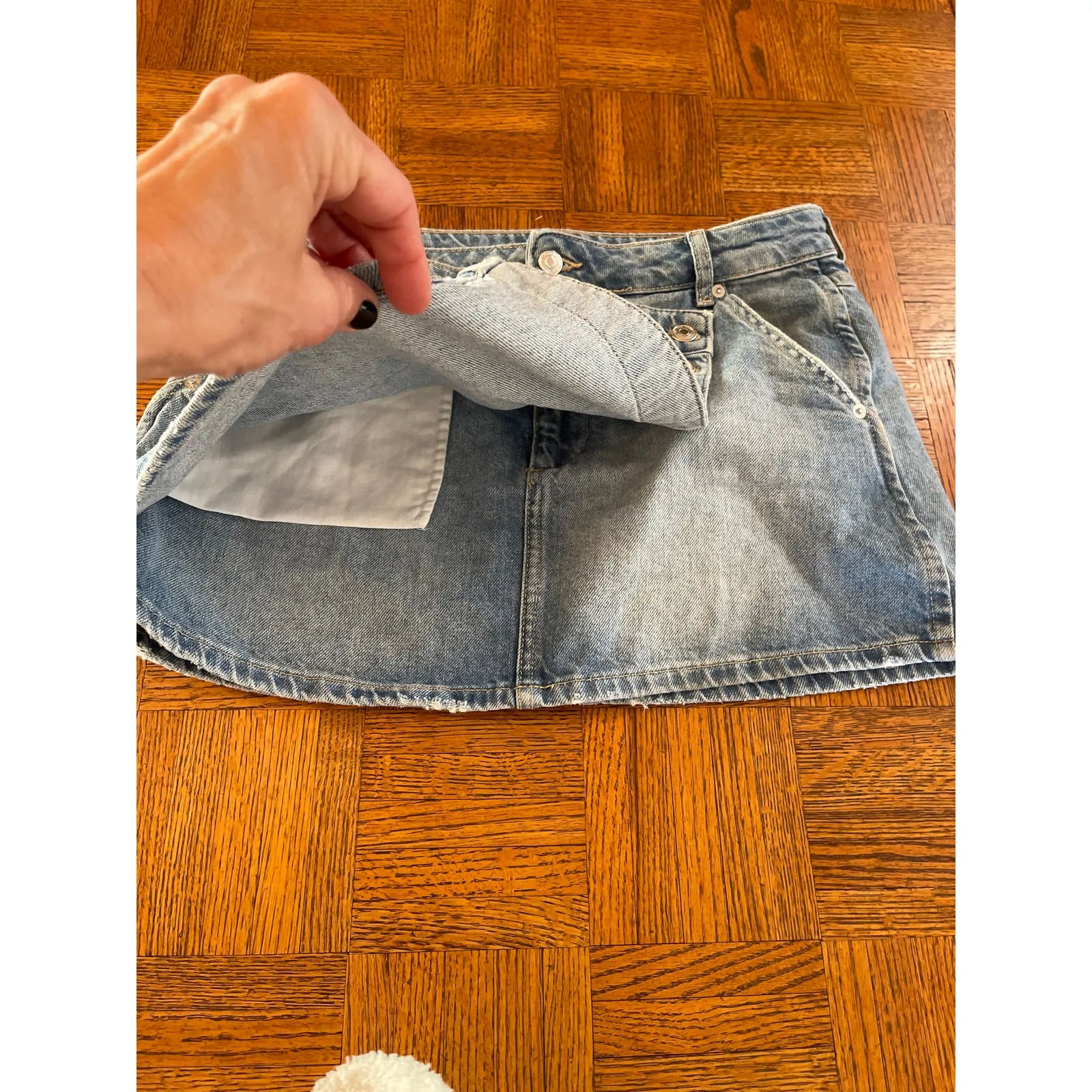 Free People We The Free Wynne Denim Skirt size 27 - Image 3