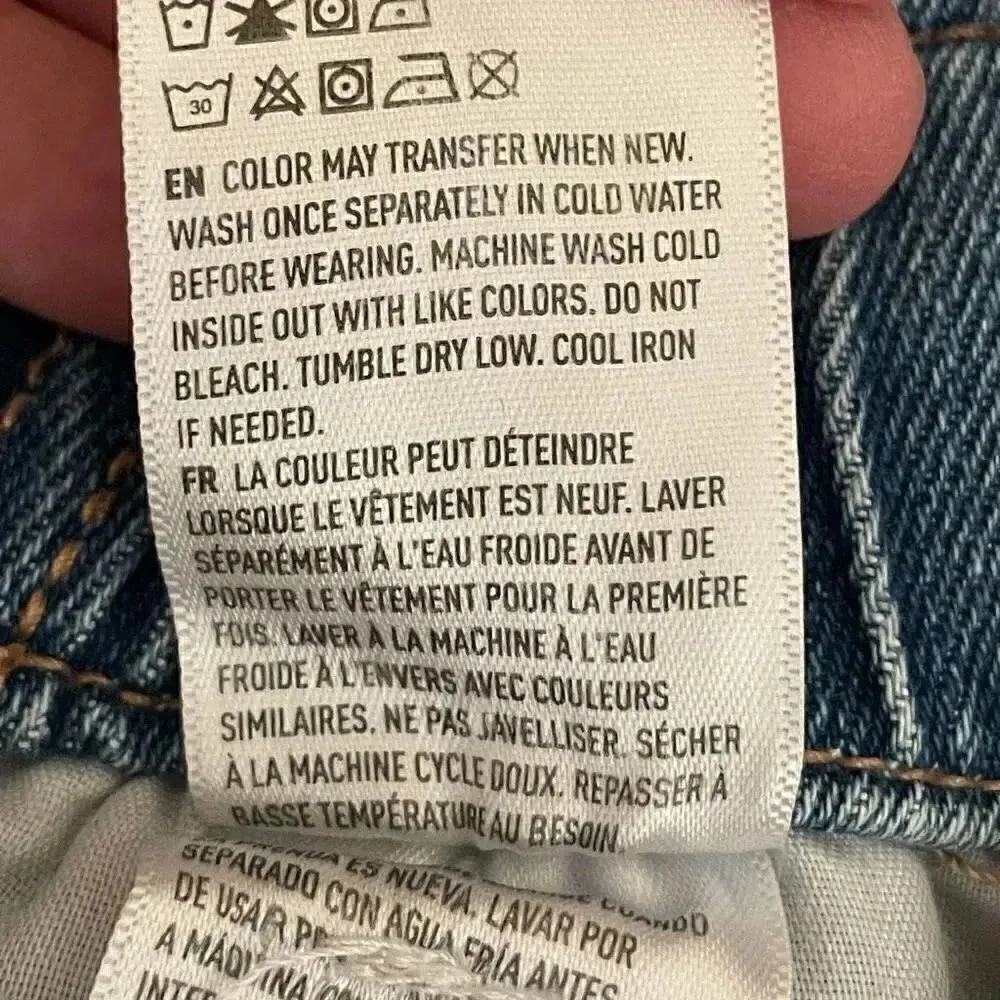 American Eagle Y2K Paper Bag Waist Baggy Mom Jeans SZ 6 # 1807 - Image 10