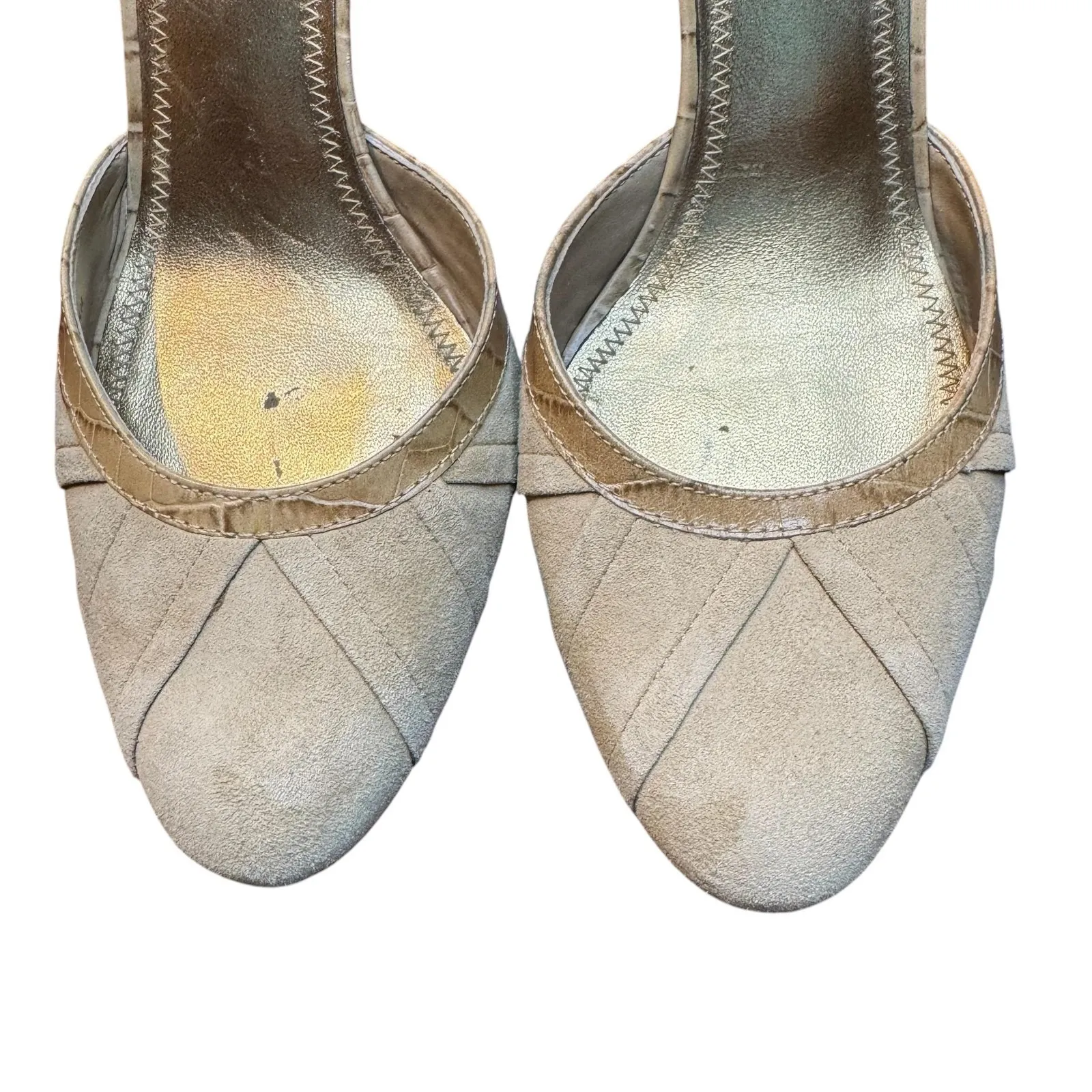 Antonio Melani Shoes Womens Size 8.5 Tan Ankle‎ Strap D'Orsay Pumps Vero Cuoio - Image 3