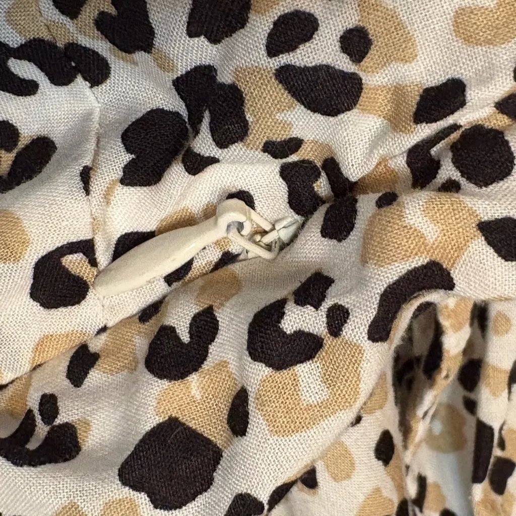 J. Crew Lep Long Sleeve Dress w/ Decorative Sleeves, Pockets, Side zipper & Belt - Image 16