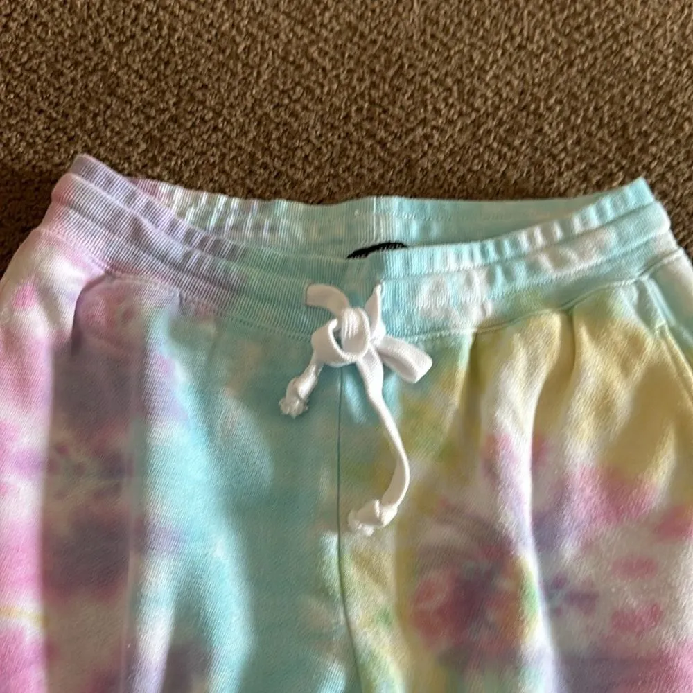 Generation Love Women’s Rainbow Tie Dye Puffy Sleeve Sweatshirt and Sweatpants - Image 7