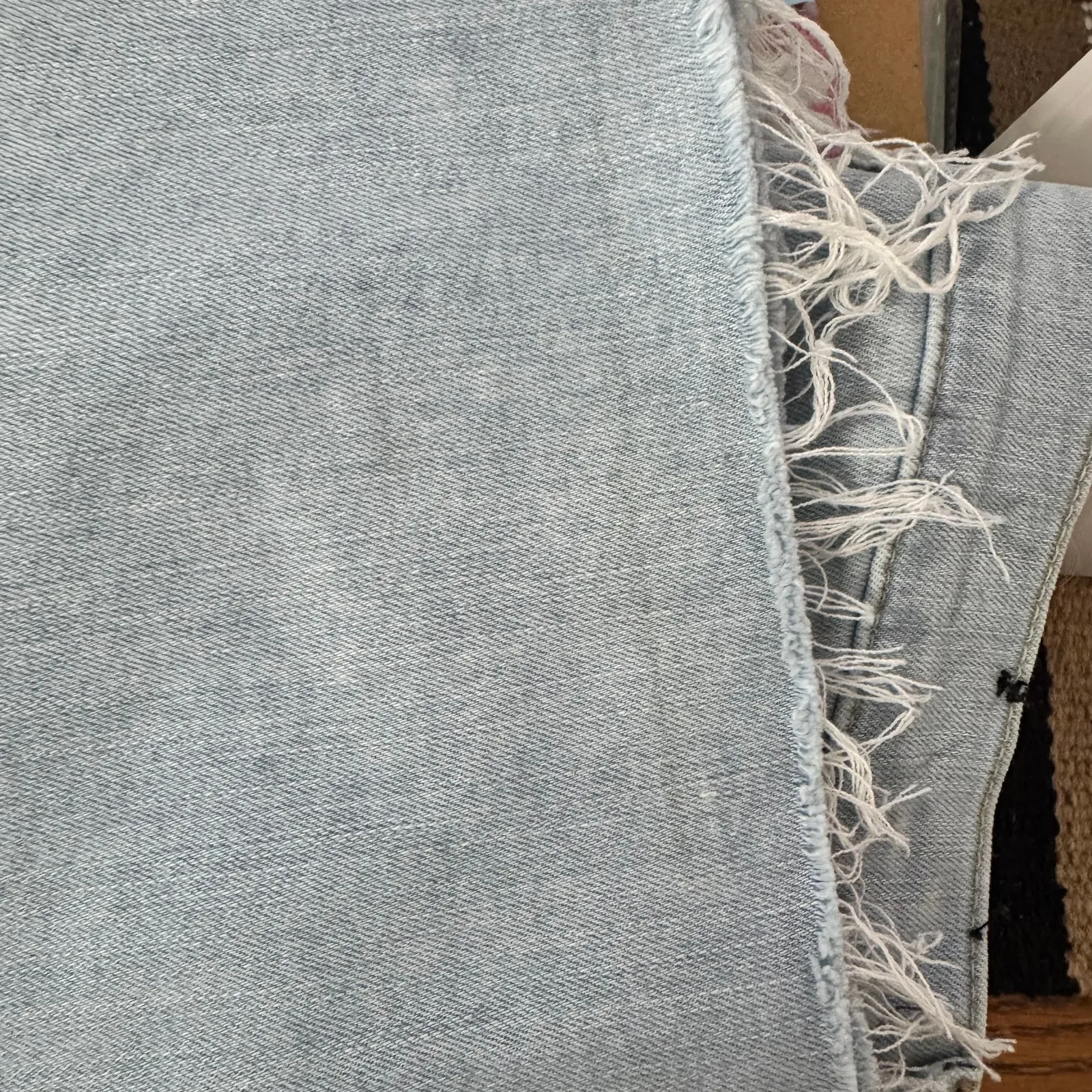 Hudson Jodi High Waist Flare Jean Women 27 Blue Light Wash Bootcut Raw Hem Boho - Image 11