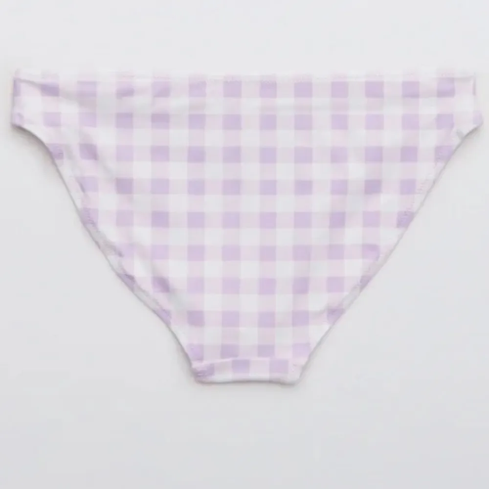 Aerie • NWT Purple Gingham Plaid Bikini Bottom - Image 2