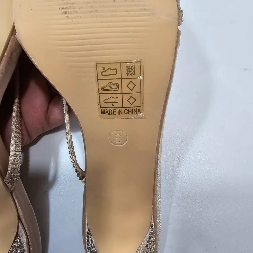 Superdown Ana Heel in Rose Gold - Image 6