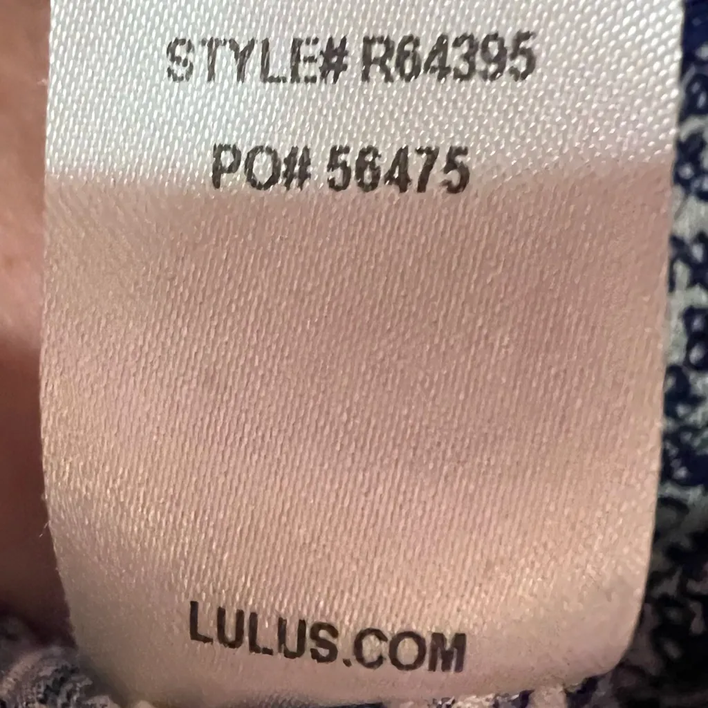 Lulus Mandala Daydream Blue Print V-Neck Long Sleeve Flowy Maxi Dress Size Small - Image 16