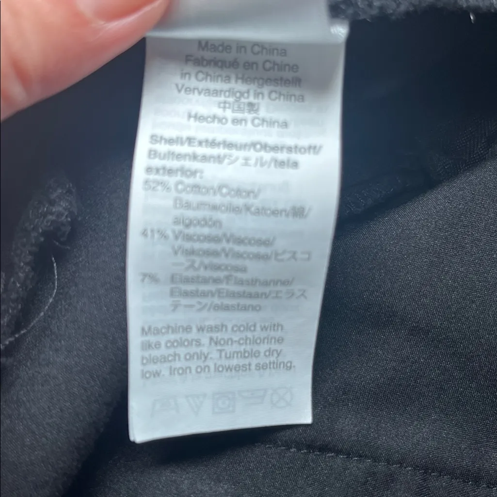 Jcrew Classic Black Women's Cropped Trouser Size 14 - Image 11